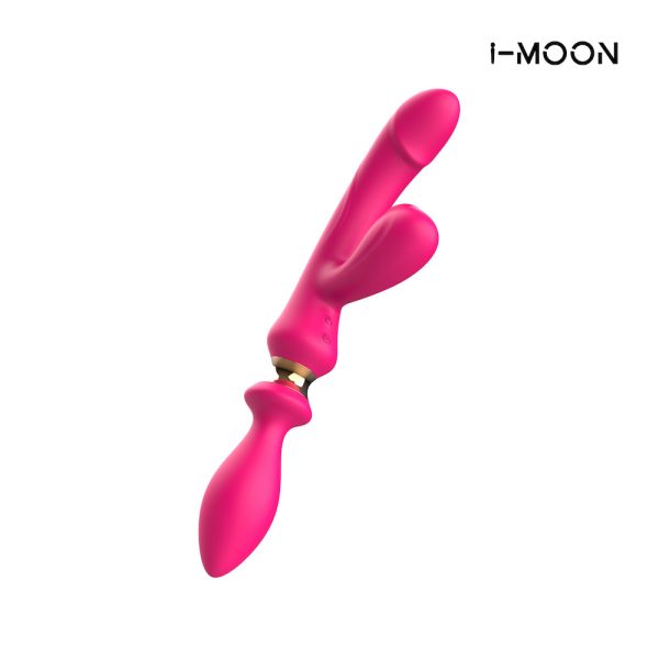 Vibrador PontoG + Pulsação e Plug Anal Toque Macio Aveludado - Image 4