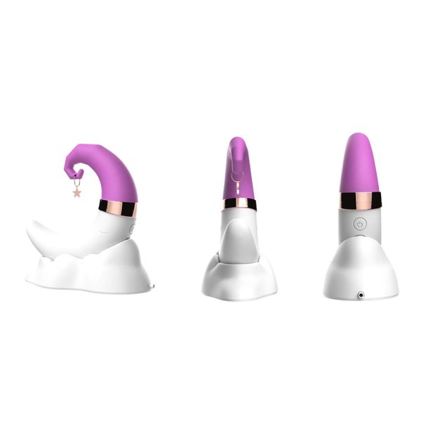 Vibrador de Clitóris em Formato de LUA Multi-velocidades USB - Image 4