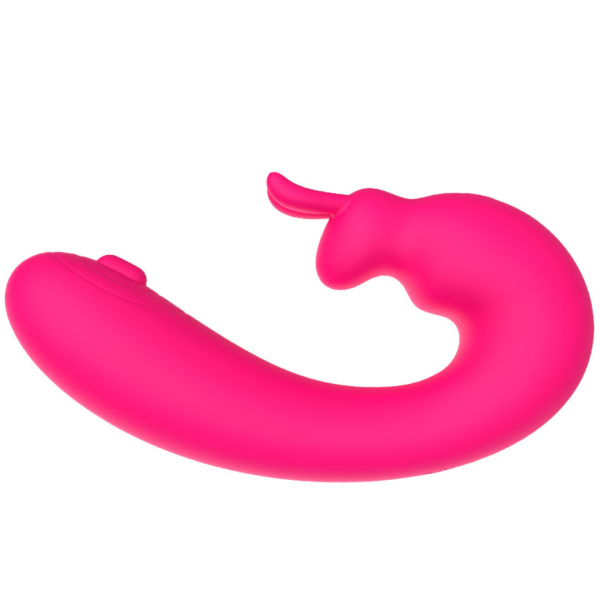 Vibrador PontoG Com Coelho Estimulador de Clitóris 2 Motores - Image 4
