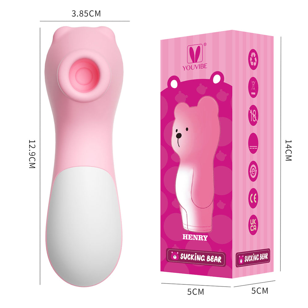 Vibrador Estimulador de Clitóris Recarregável Formato Urso - Imagem 3