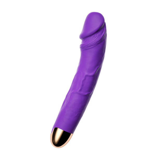 Pênis Realistico Com Vibrador Rotativo de Silicone 20,8x4cm - Image 4