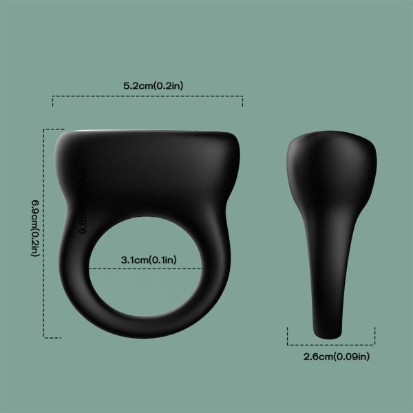 Anel Peniano Estimulador Clitoriano Recarregável - Cock Ring - Image 9