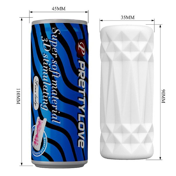 Masturbador Masculino Formato Lata Super Soft 2 Pretty Love - Image 4