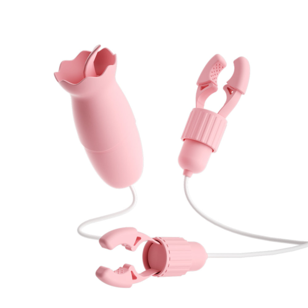 Prendedores de Mamiloscom Cápsula vibratória + Estimulador - Image 3