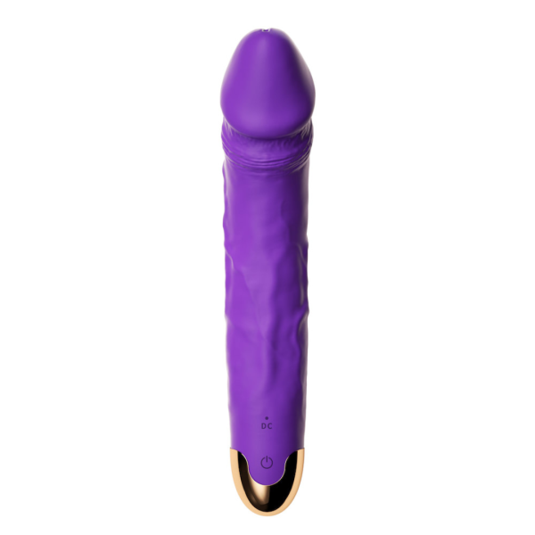 Pênis Realistico Com Vibrador Rotativo de Silicone 20,8x4cm - Image 3