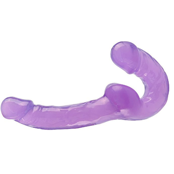 Pênis Strapless Dupla Penetração para Casais Rosa - Image 4