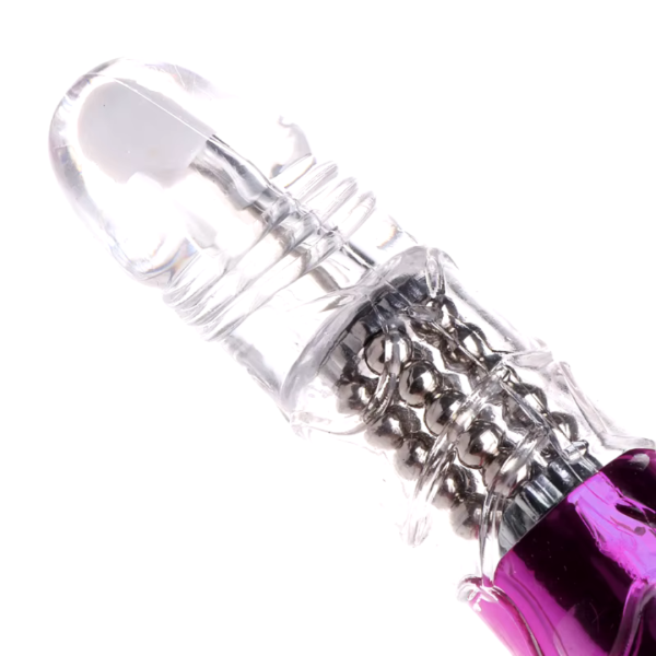 Vibrador com Veias Rotativo Vai e Vem Multivelocidades Pilha - Image 6