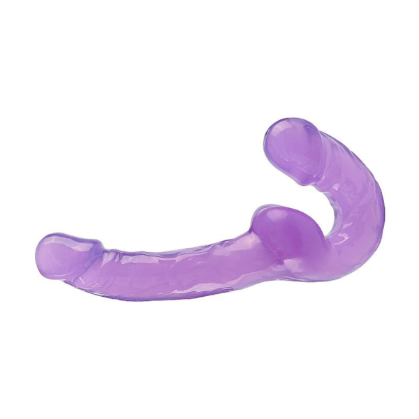 Pênis Strapless Dupla Penetração para Casais Rosa - Image 5