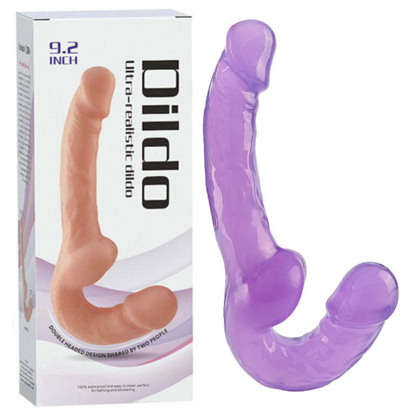 Pênis Strapless Dupla Penetração para Casais Rosa
