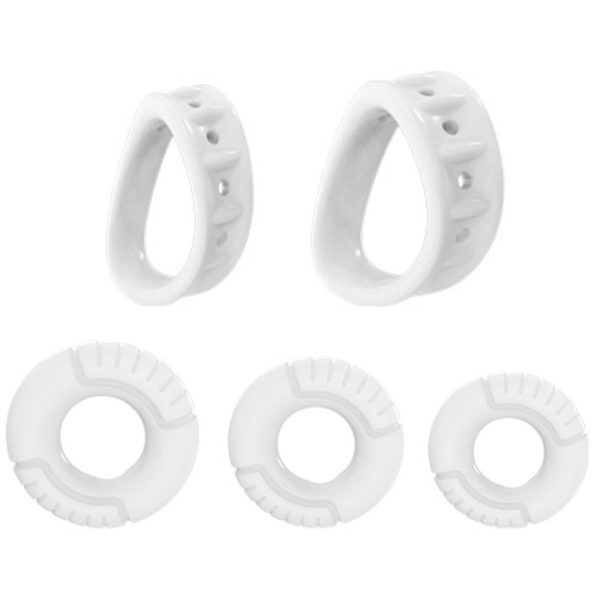 Kit com 8 Anéis Resistente Corretora do Prepúcio COCK RINGS - Image 3
