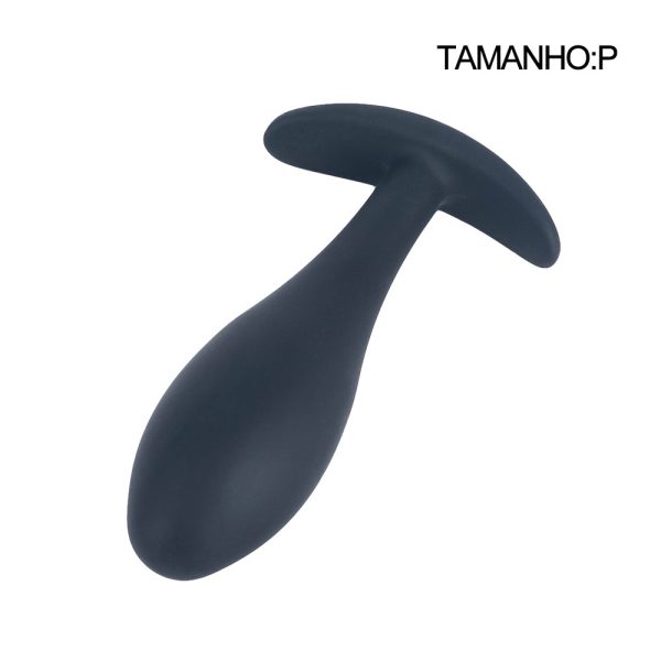 Plug Anal para Iniciantes em Silicone com Alça - Tamanho P - Image 4