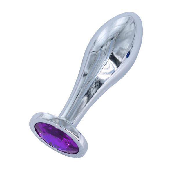 Plug Anal de Aço com Joia Formato Torpedo Tamanho M - Image 6