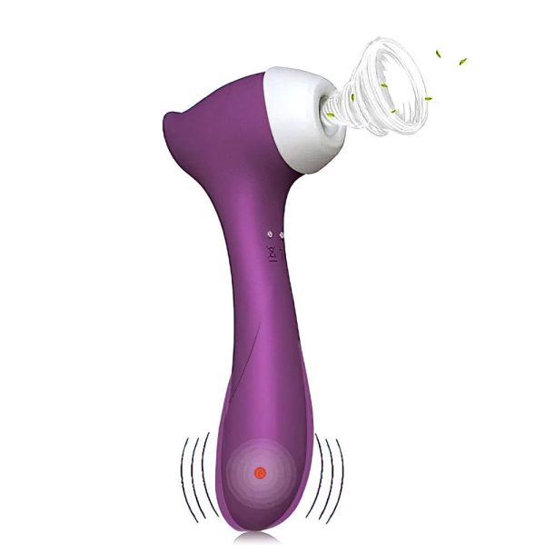 Vibrador Feminino Estimulador de Ponto G e Clitóris + Sucção