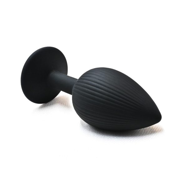 Plug Anal Iniciante em Silicone Aveludado, Macio com Ventosa