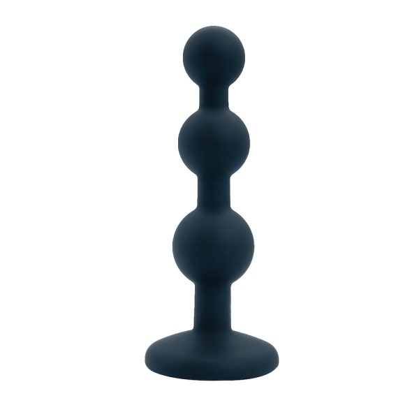 Plug Anal Escalonado em Silicone Com Pedra Joia Toque Macio - Image 6