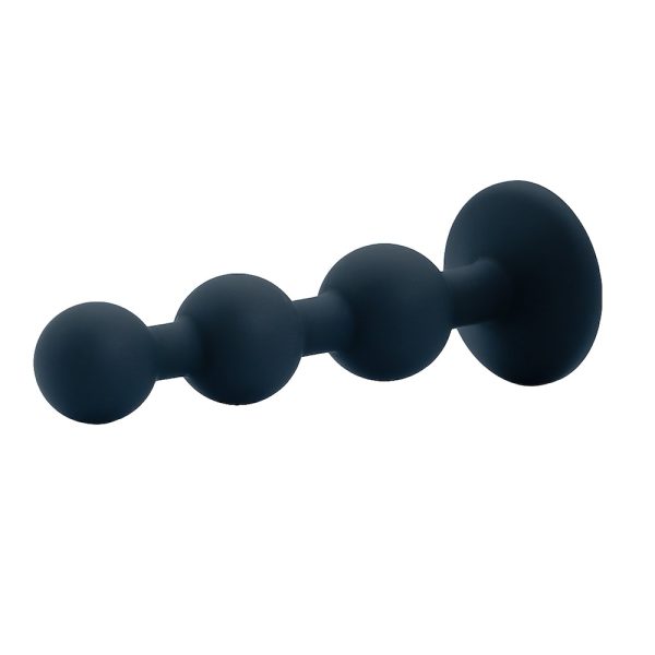 Plug Anal Escalonado em Silicone Com Pedra Joia Toque Macio - Image 5