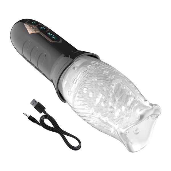 Masturbador Recarregável com Rotação Textura Massageadora - Image 7