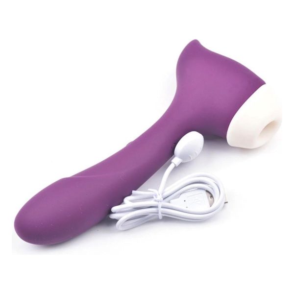 Vibrador Feminino Estimulador de Ponto G e Clitóris + Sucção - Image 11