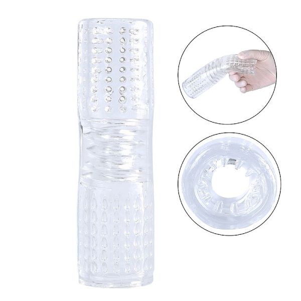 Masturbador Masculino em Silicone - Harper - 16,0x4,5cm - Image 2