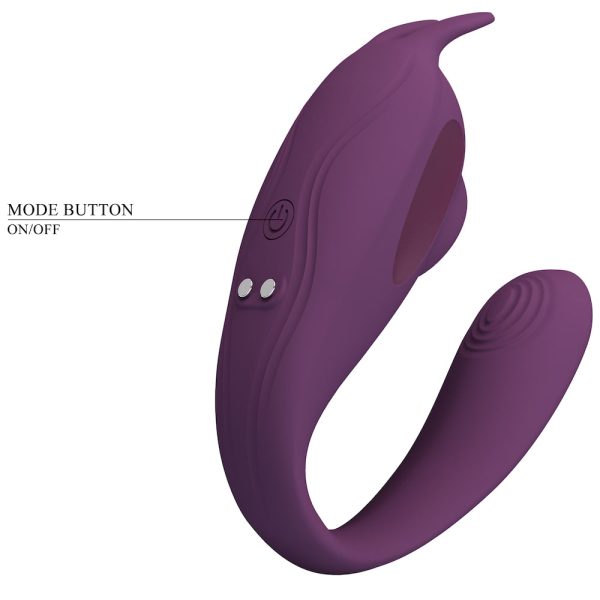 Vibrador de Casal Sugador aplicativo controle Mundial Shey - Image 6