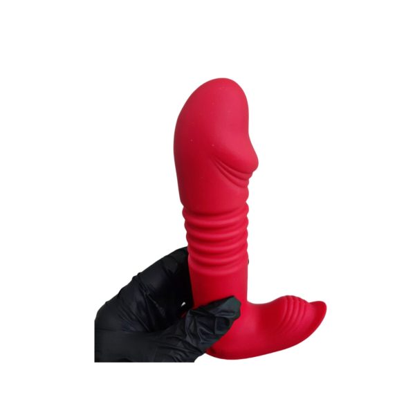 Vibrador Vai e Vem Com Estimulador De Clitóris Com Controle - Image 2