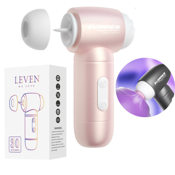Vibrador Sugador Estimulador de Clitoris e Seios Martelo USB