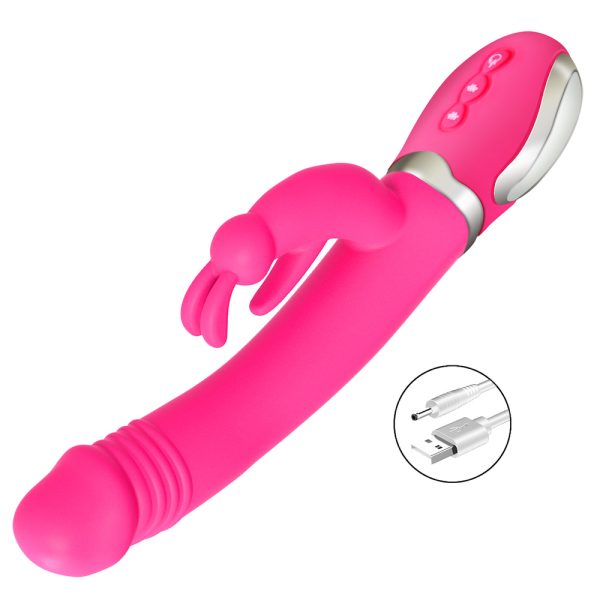 Vibrador Rabbit Estimulador de Ponto G, Clitóris Aquecimento - Image 2