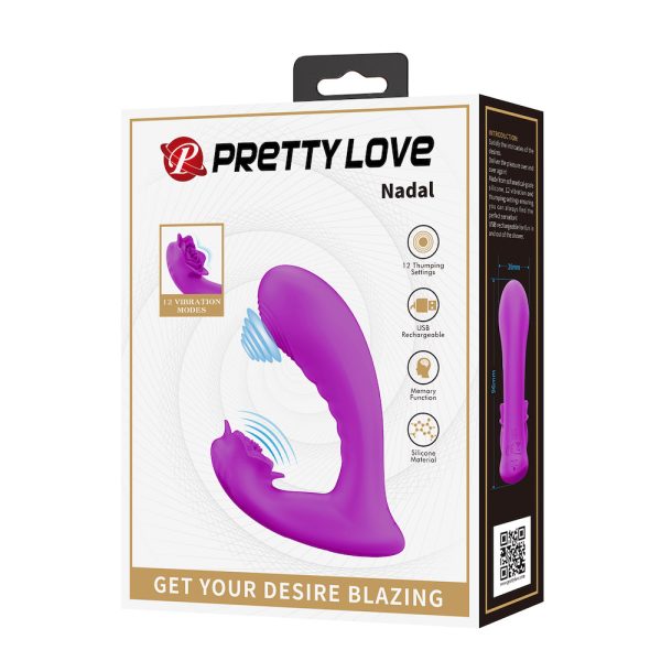 Vibrador Ponta Dupla Estimulador de Clitoris e Ponto G Nadal - Image 4