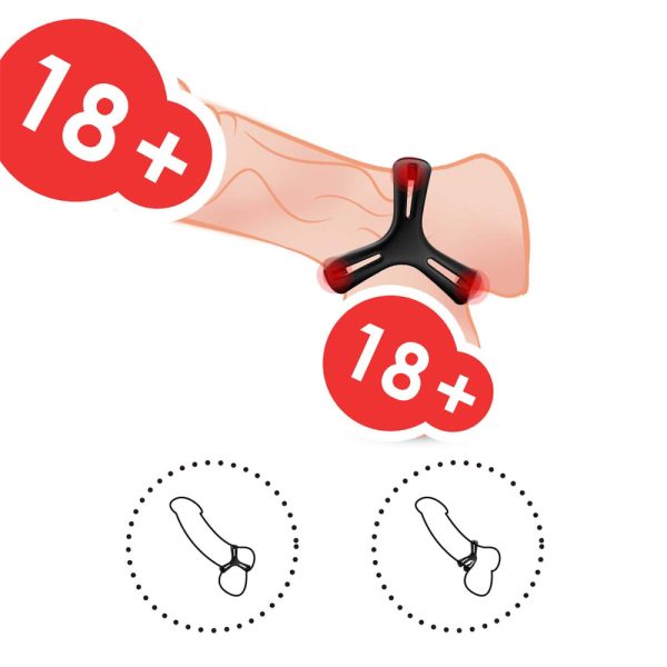 Anel Peniano em Silicone Duplo para Penis e Escroto - USK - Image 2