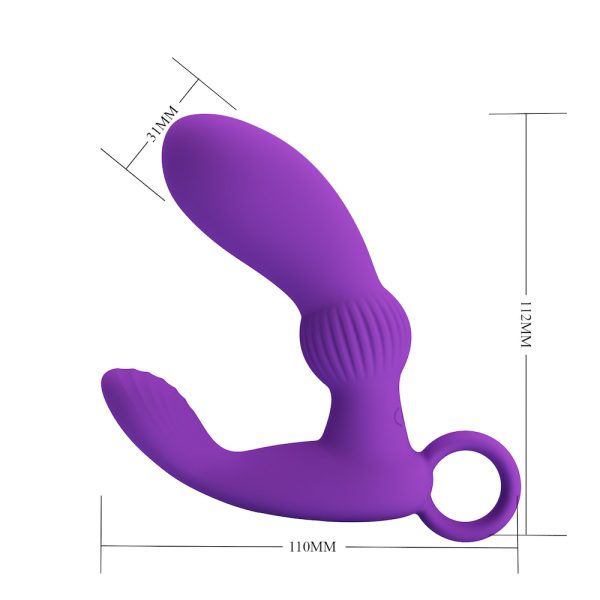 Vibrador com Estimulador Clitoriano com 12 Vibração - Cayla - Image 3
