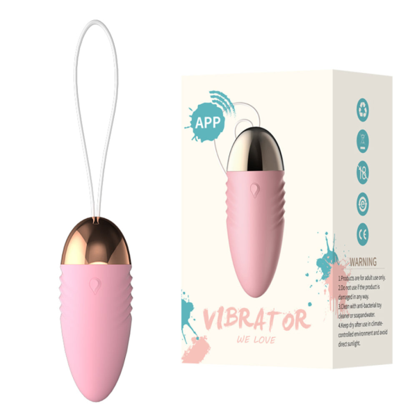 Vibrador Bullet com 10 modos de vibração Controle via APP - Image 4
