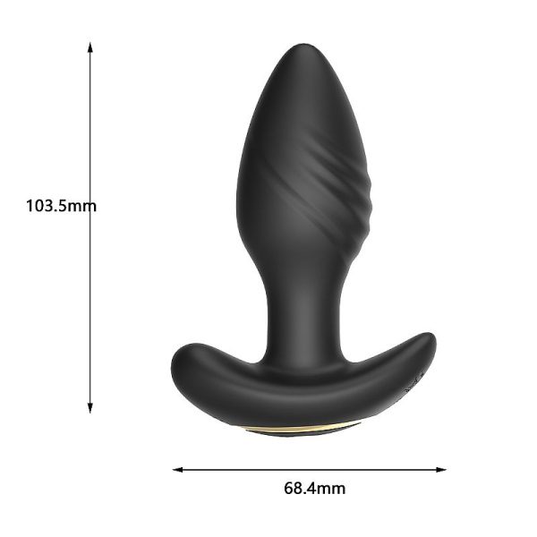 Plug Anal em Silicone Recarregável - APP À Longa Distância - Image 2