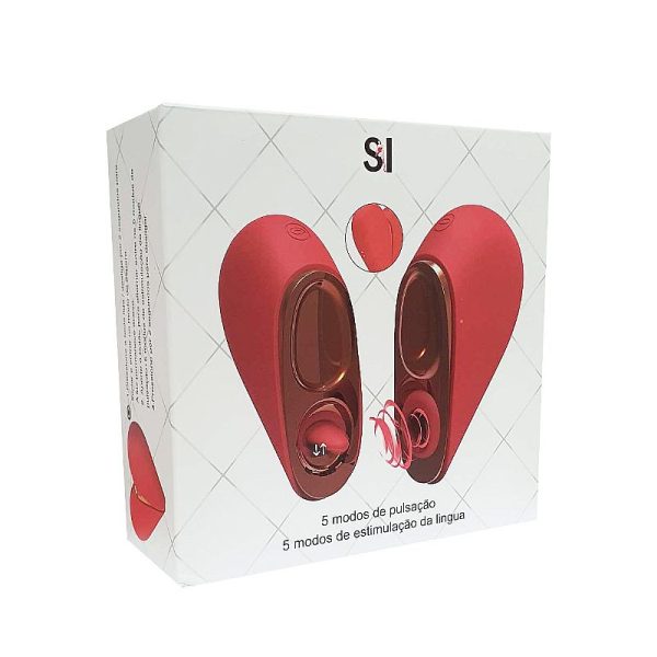 Vibrador Clitóris com Pulsação e Estimulação Língua Coração - Image 9