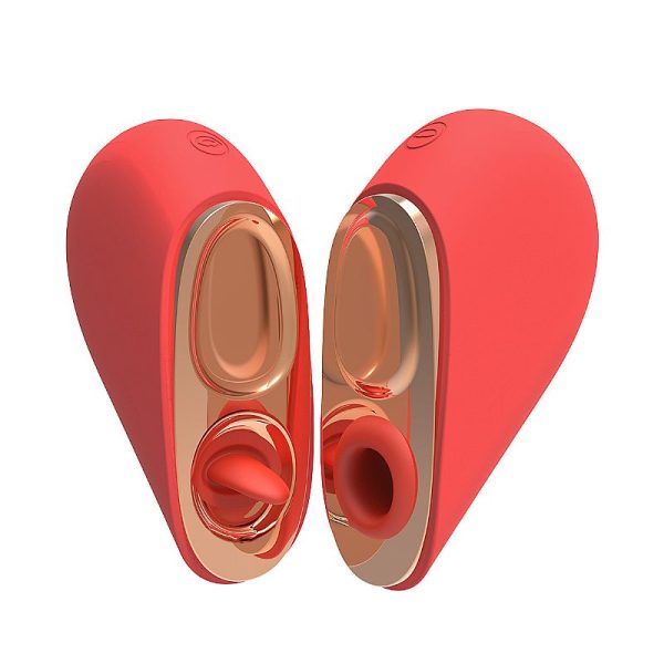 Vibrador Clitóris com Pulsação e Estimulação Língua Coração - Image 7