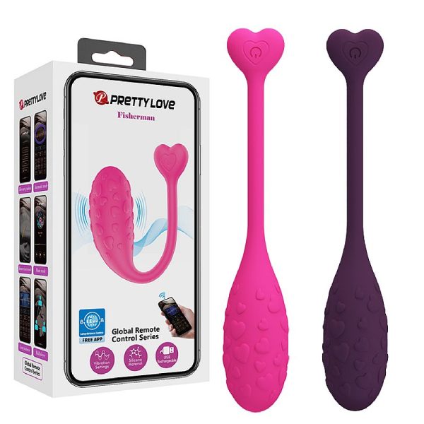 Vibrador via APP À Longa Distância - Fisherman - Pretty Love