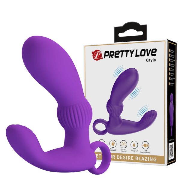 Vibrador com Estimulador Clitoriano com 12 Vibração - Cayla