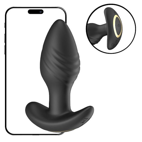 Plug Anal em Silicone Recarregável - APP À Longa Distância