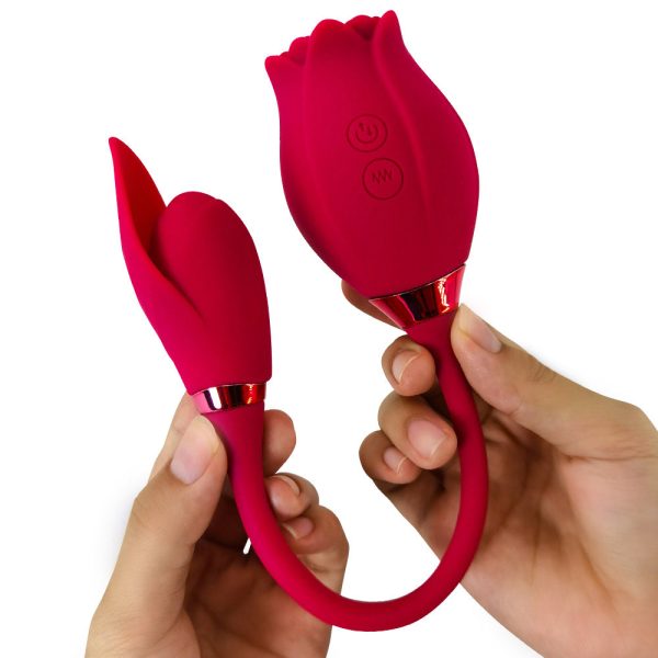 Rosa Estimuladora de Clitóris com Bullet com 10 modos de vibração e 10 modos de pulsação - Image 4
