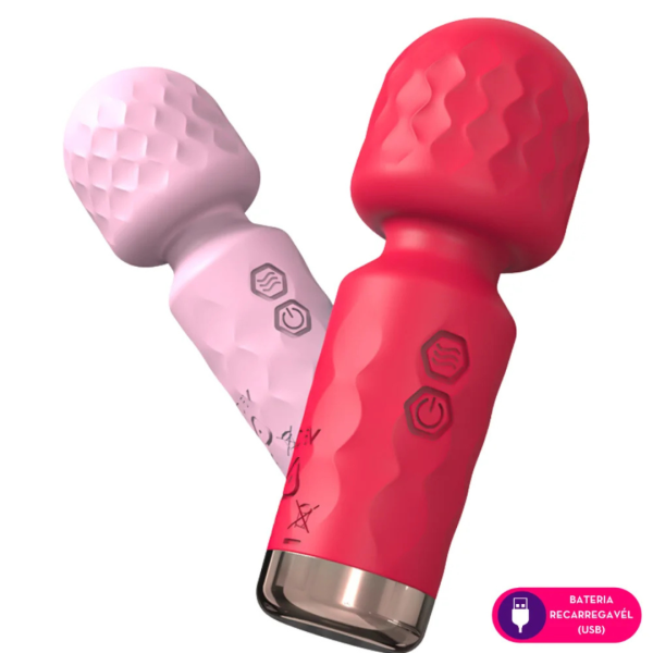 Varinha mágica Pequena 10 Vibrações Recarregável - Sex shop - Image 7