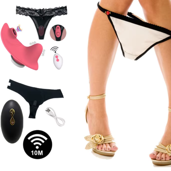 Vibrador de Calcinha com Estimulador Clitoriano + Controle - Image 5