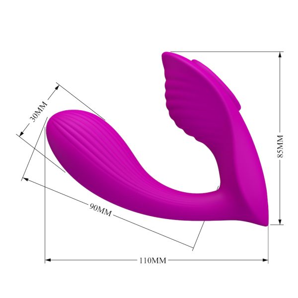 Vibrador Ponta Dupla Bullet e Sugador Estimuador Clitoriano - Image 6