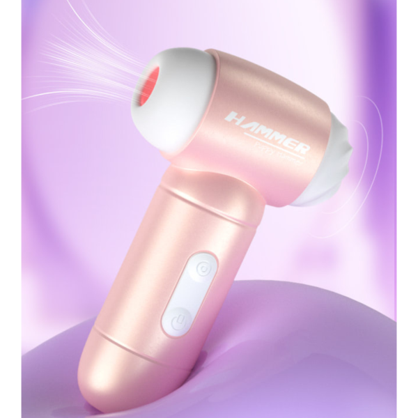 Vibrador Sugador Estimulador de Clitoris e Seios Martelo USB - Image 8