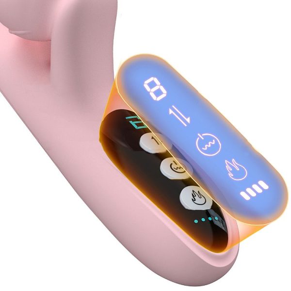 Vibrador Ponto G e Clitóris Rosa com Aquecimento - Sex Shop - Image 6
