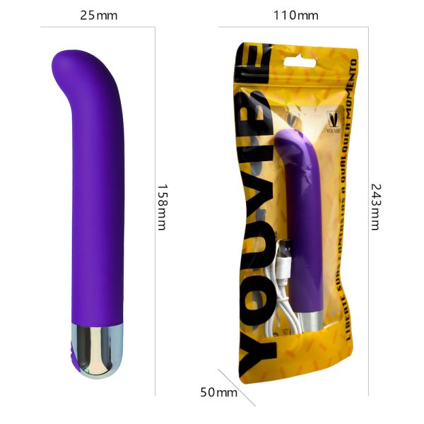Vibrador Personal Recarregável com 10 Velocidades - YOUVIBE - Image 2