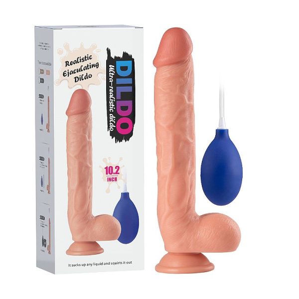 Pênis Realístico Grande - Ejaculador - 26,0x4,5 - Sex shop - Image 3