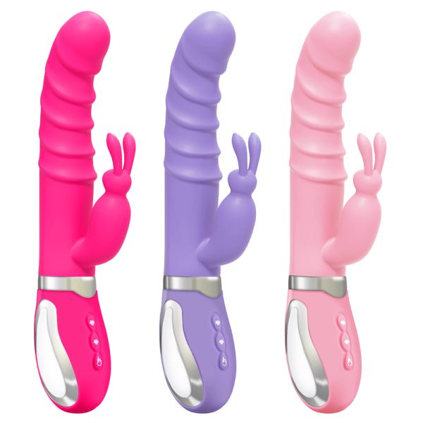 Vibrador de Ponto G e Clitoris Ondulado Com Aquecimento USB - Image 8