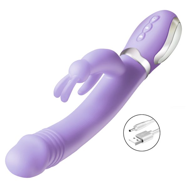 Vibrador Rabbit Estimulador de Ponto G, Clitóris Aquecimento - Image 6