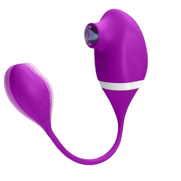 Vibrador Ponta Dupla Bullet e Sugador Estimulador Clitoriano - Image 7