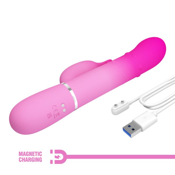 Vibrador Rabbit com Esferas e Estimulador Clitoriano - Shima - Image 2