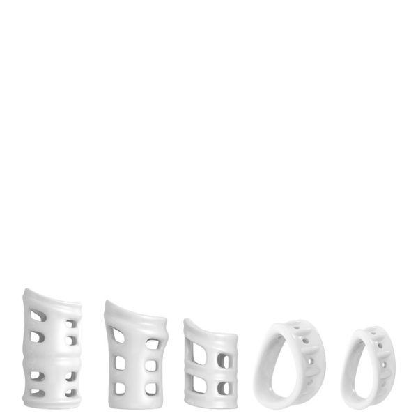 Kit com 5 Anéis Resistente Corretora do Prepúcio COCK RINGS - Image 2